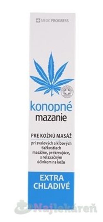 MedicProgress konopné mazanie Extra chladivé 100 ml