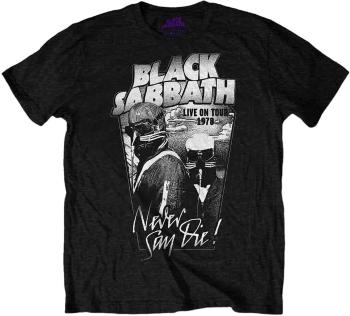 Black Sabbath Tričko Never Say Die Unisex Black XL