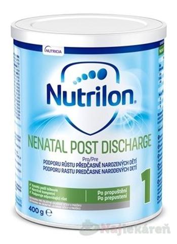 Nutrilon 1 NENATAL POST DISCHARGE (po prepustení) špeciálne dojčenské mlieko, 400g