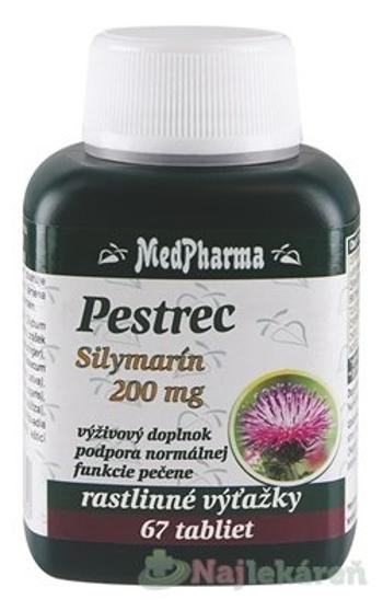 MedPharma PESTREC Silymarín 200 mg 67 tabliet