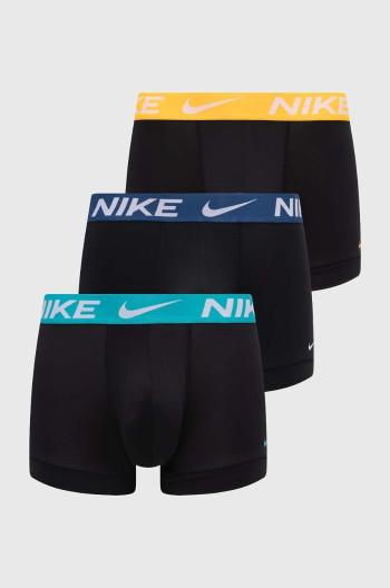 Boxerky Nike 3-pak pánske, čierna farba, 0000KE1156