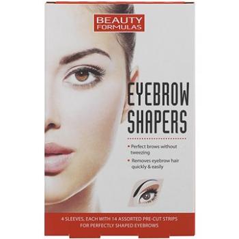 BEAUTY FORMULAS Depilačné pásky na obočie 4 ks (5012251012355)