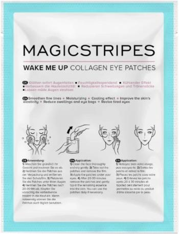 MAGICSTRIPES Kolagénová maska na očné okolie (Wake Me Up Collagen Eye Patches) 1 ks