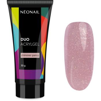 NEONAIL Duo Acrylgel Shimmer Pansy gél pre modeláž nechtov 30 g