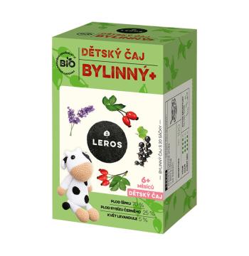 LEROS BIO Čaj detský Bylinný+ 20x2g