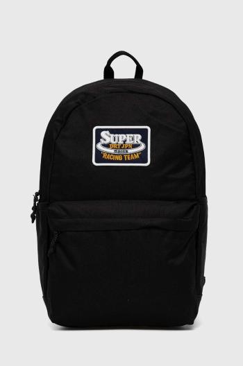 Ruksak Superdry dámsky, čierna farba, veľký, s nášivkou, W9110383A-02A