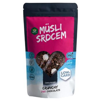 TOPNATUR Low carb müsli srdcom čokoládové 300 g