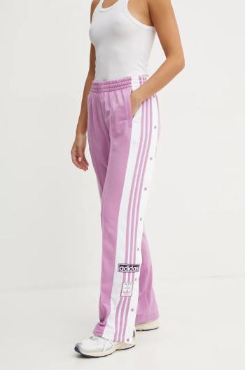 Tepláky adidas Originals Adibreak Pant fialová farba, vzorované, IY2129