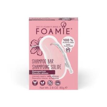 Foamie Shampoo Bar tuhý šampón pre poškodené vlasy Hibiscus 80 g