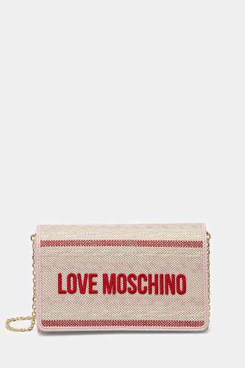 Kabelka Love Moschino béžová farba, JC4241PP0MKO110A