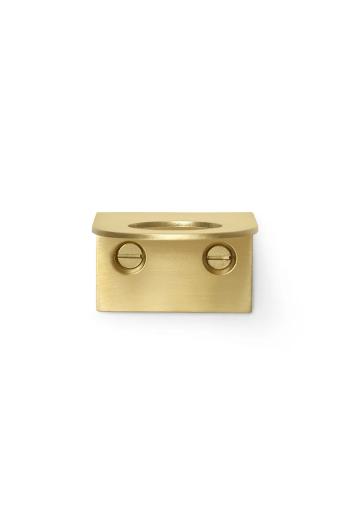 Nástenný vešiak ferm LIVING Basho Wall Hanger žltá farba