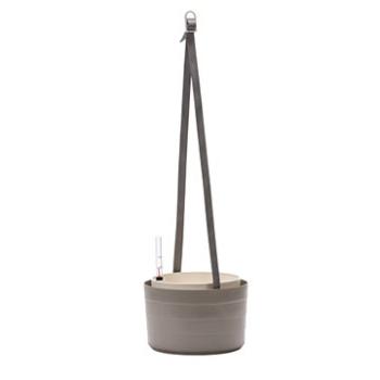 Samozavlažovacia závesná žardiniéra Berberis 30 cm taupe + slonová kosť (1808763007)