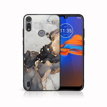 MY ART Silikónový kryt Motorola Moto E6s GREY MARBLE (140)