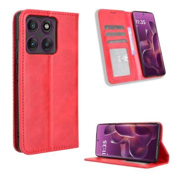 BUSINESS Peňaženkový kryt pre Motorola Edge 60 Pro červený