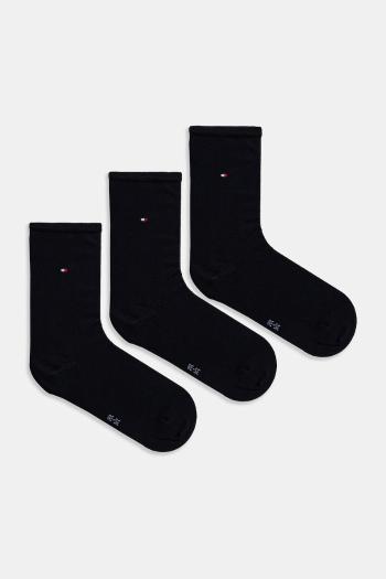 Ponožky Tommy Hilfiger 3-pak tmavomodrá farba, 701233828