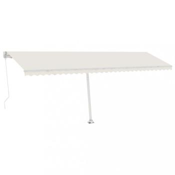 Voľne stojaca ručne zaťahovacia markíza 400x350 cm Dekorhome