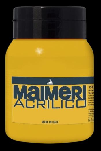 MAIMERI ACRILICO - Akrylové farby 151 - deep gold, 0,5 L