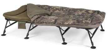 Nash lehátko so spacákom indulgence hd40 sleep system 8 legs camo emperor