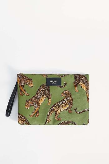 Listová kabelka WOUF Olive Leopard XL