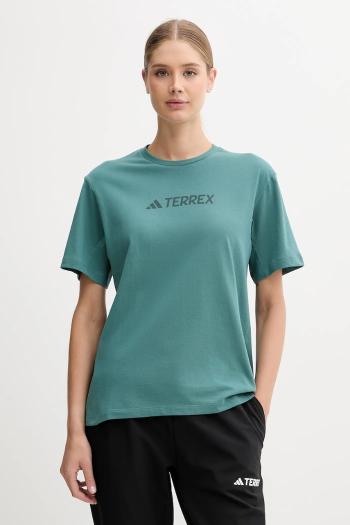 Športové tričko adidas TERREX zelená farba, JM2817