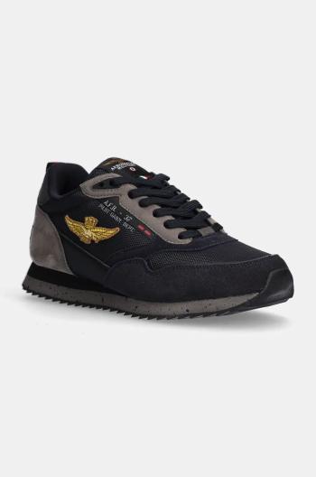 Sneakers boty Aeronautica Militare tmavomodrá barva, SC288CT3379