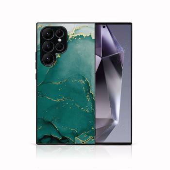 MY ART Ochranný kryt pre Samsung Galaxy S24 Ultra 5G GREEN MARBLE (145)