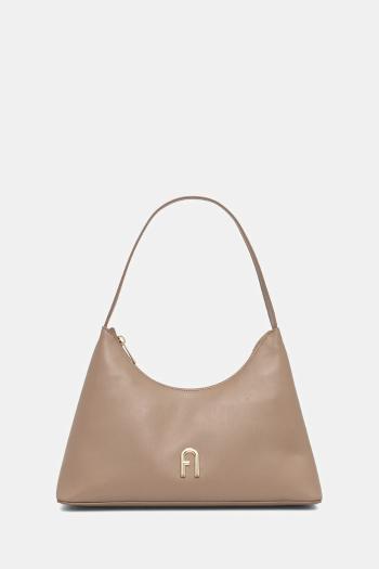 Kožená kabelka Furla hnedá farba, WB00782.AX0733.1257S