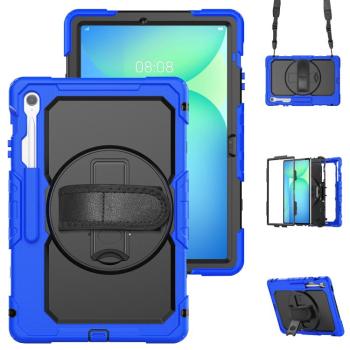 SOLID 360 Odolný obal pre Samsung Galaxy Tab S10 FE+ tmavomodrý