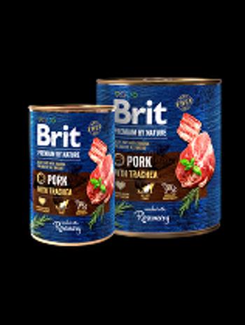 Brit Premium Dog by Nature  konz Pork & Trachea 800g + Množstevná zľava