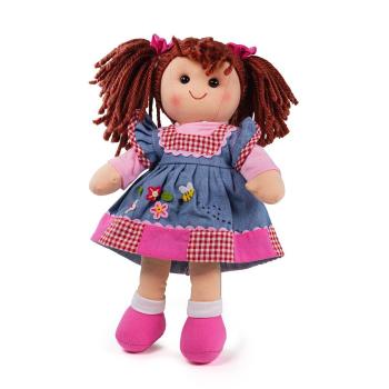 Bigjigs Toys Papusa de stofa Melody 34 cm