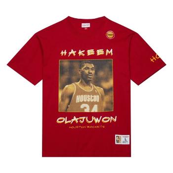 Mitchell & Ness T-shirt Heavyweight Premium Player Tee Vintage Logo Houston Rockets red - XL