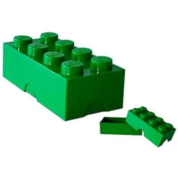 LEGO Box na desiatu 100 x 200 x 75 mm - tmavo zelený (5706773402342)