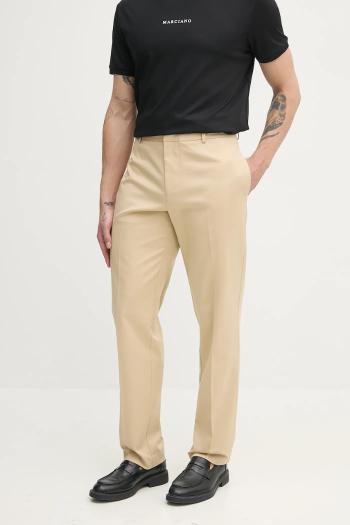 Nohavice Marciano Guess ALVIN pánske, béžová farba, strih chinos, 5GHB21 2304Z