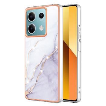 IMD MARBLE Ochranný kryt pre Xiaomi Redmi Note 13 5G WHITE