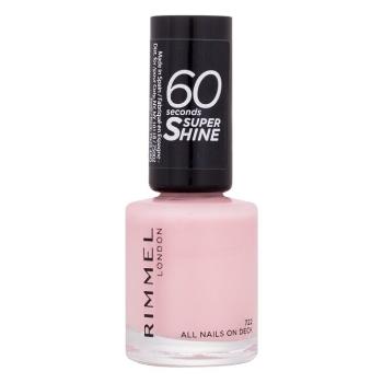 RIMMEL LONDON 60 Seconds Lak na nechty 722 All Nails On Deck 8 ml