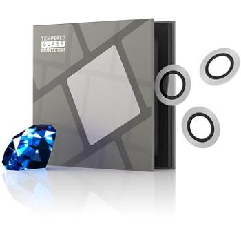 Tempered Glass Protector zafírové na kameru iPhone 12 Pro, strieborná, 0.3 karátové (TGC-IP12P-SLA)