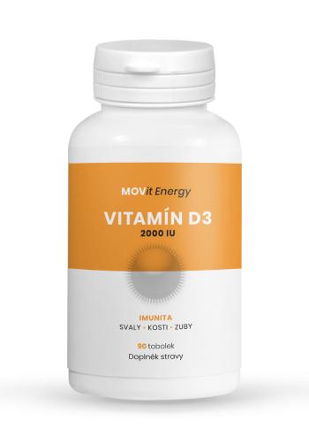 MOVit Energy Vitamín D3 2000 IU, 50 UCG, 90 kapsúl