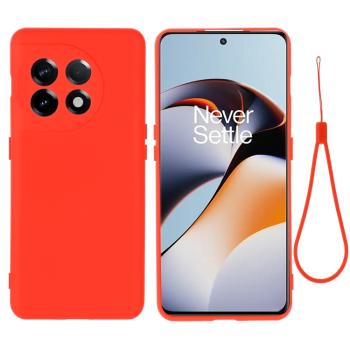 RUBBER Ochranný kryt pre OnePlus 11 5G červený