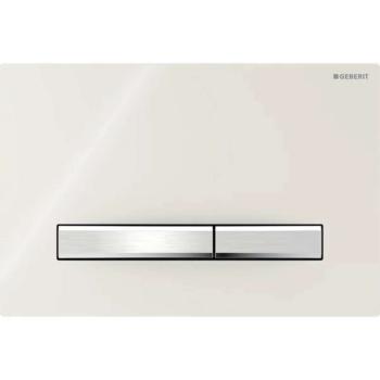 GEBERIT - Sigma50 Ovládacie tlačidlo splachovania, chróm/pieskovo sivá 115.788.JL.2