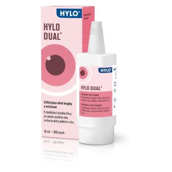 HYLO Dual Zvlhčujúce očné kvapky s ectoinom 10 ml