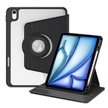CRYSTAL FLEXI 2v1 Zaklápacie puzdro pre Apple iPad Air 11 2025 / Air 11 2024 čierne