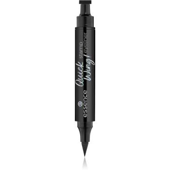 essence Quick Wing! očné linky odtieň 01 Black 3 ml