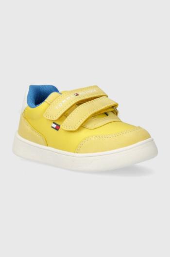 Detské tenisky Tommy Hilfiger žltá farba