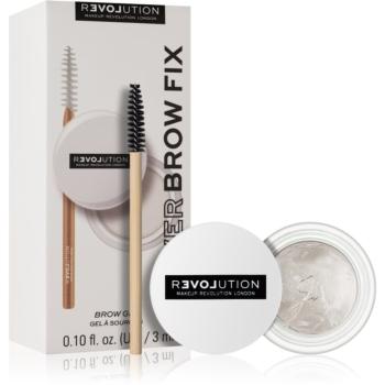 Revolution Relove Power Brow gél na obočie so štetčekom odtieň Clear 3 ml