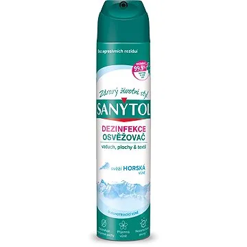 SANYTOL - Dezinfekčný osviežovač vzduchu, horská vôňa, 300 ml (3045206394307)