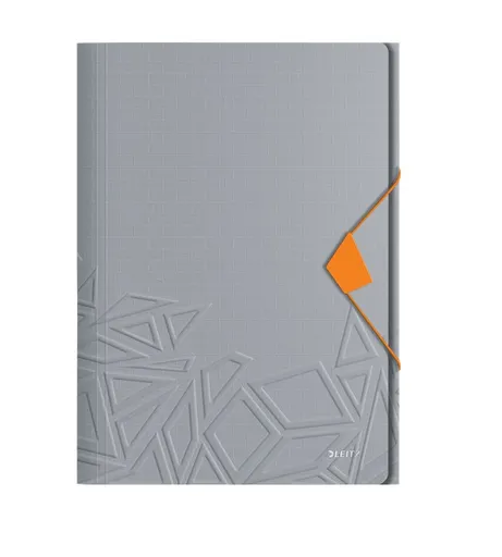 LEITZ Trojlopňové dosky UrbanChic PP, A4, tmavo šedá