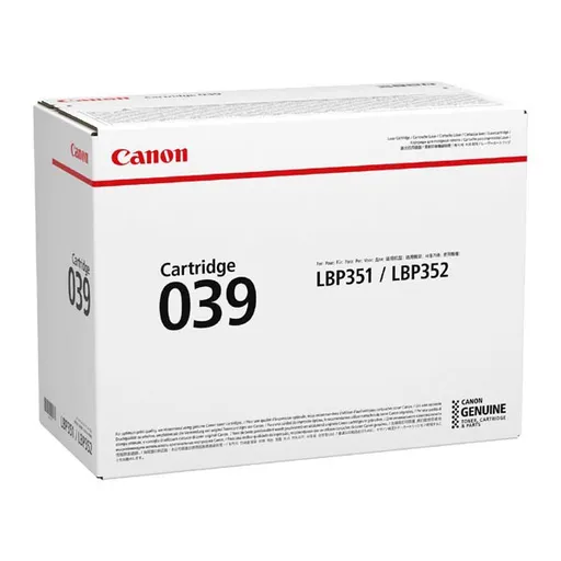 CANON CRG039 BK - originálny toner, čierny, 11000 strán