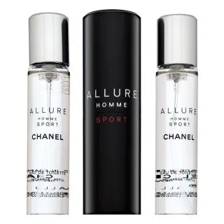 Chanel Allure Homme Sport - Refillable toaletná voda pre mužov 3 x 20 ml