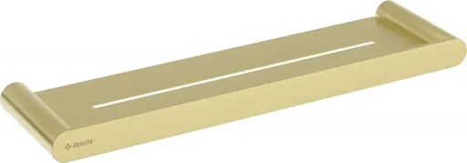 DEANTE - Okrúhla brúsená zlatá polica, nástenná ADR_R511