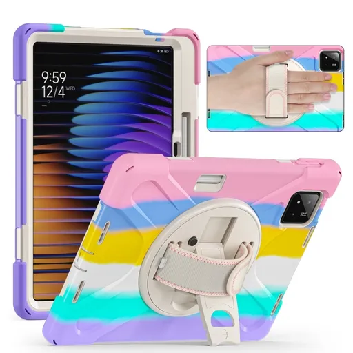SOLID Odolný obal pre Xiaomi Pad 7 / 7 Pro RAINBOW
